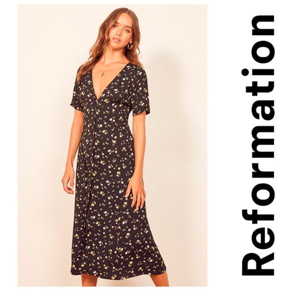 Reformation Dresses & Skirts - New REFORMATION Locklin Midi Dress